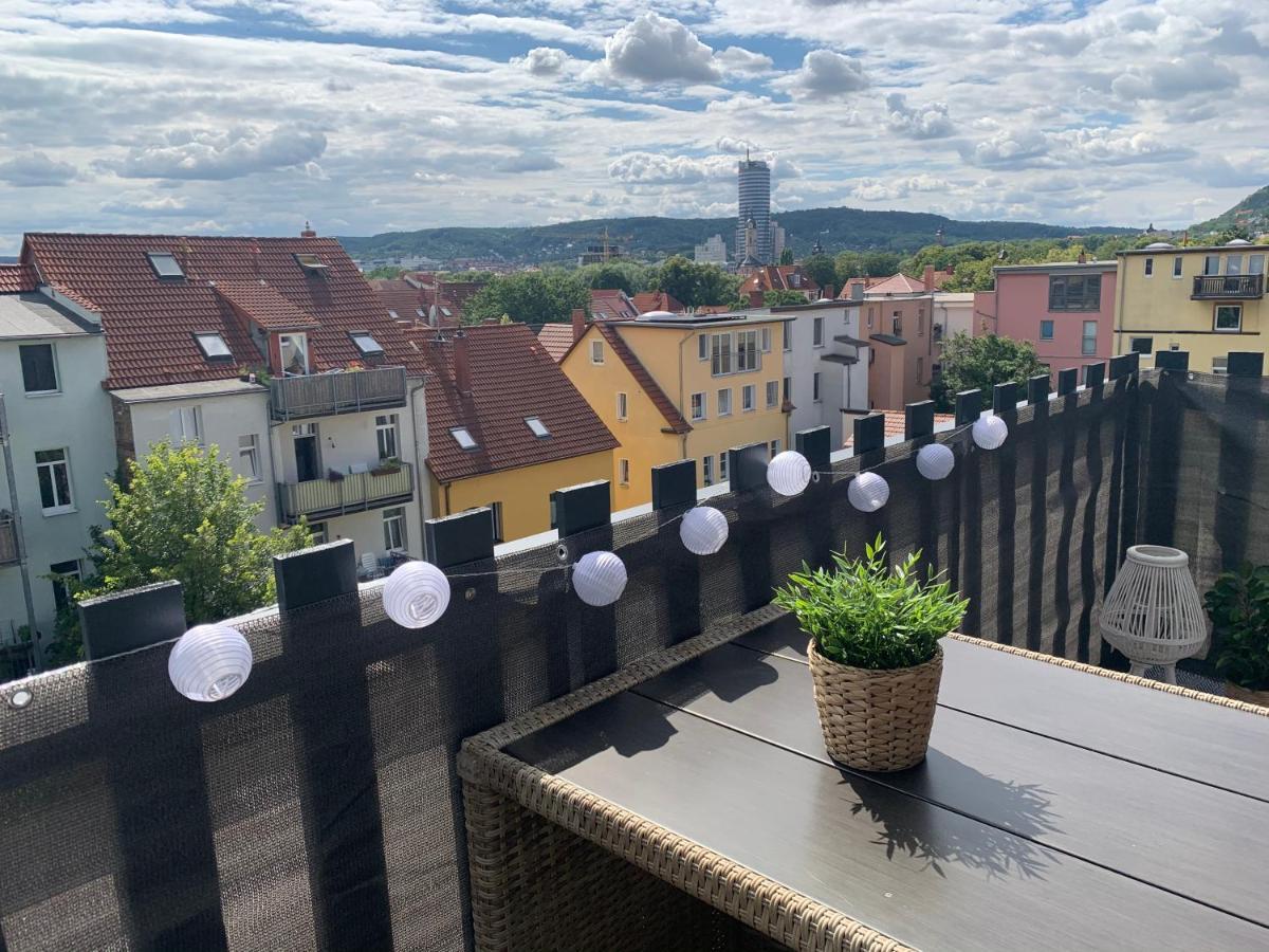 Apartment Skyline Of Jena, Luxurioes, Einzigartig, Free Wifi, Parkplatz, Klimatisiert, Zentral Exteriör bild