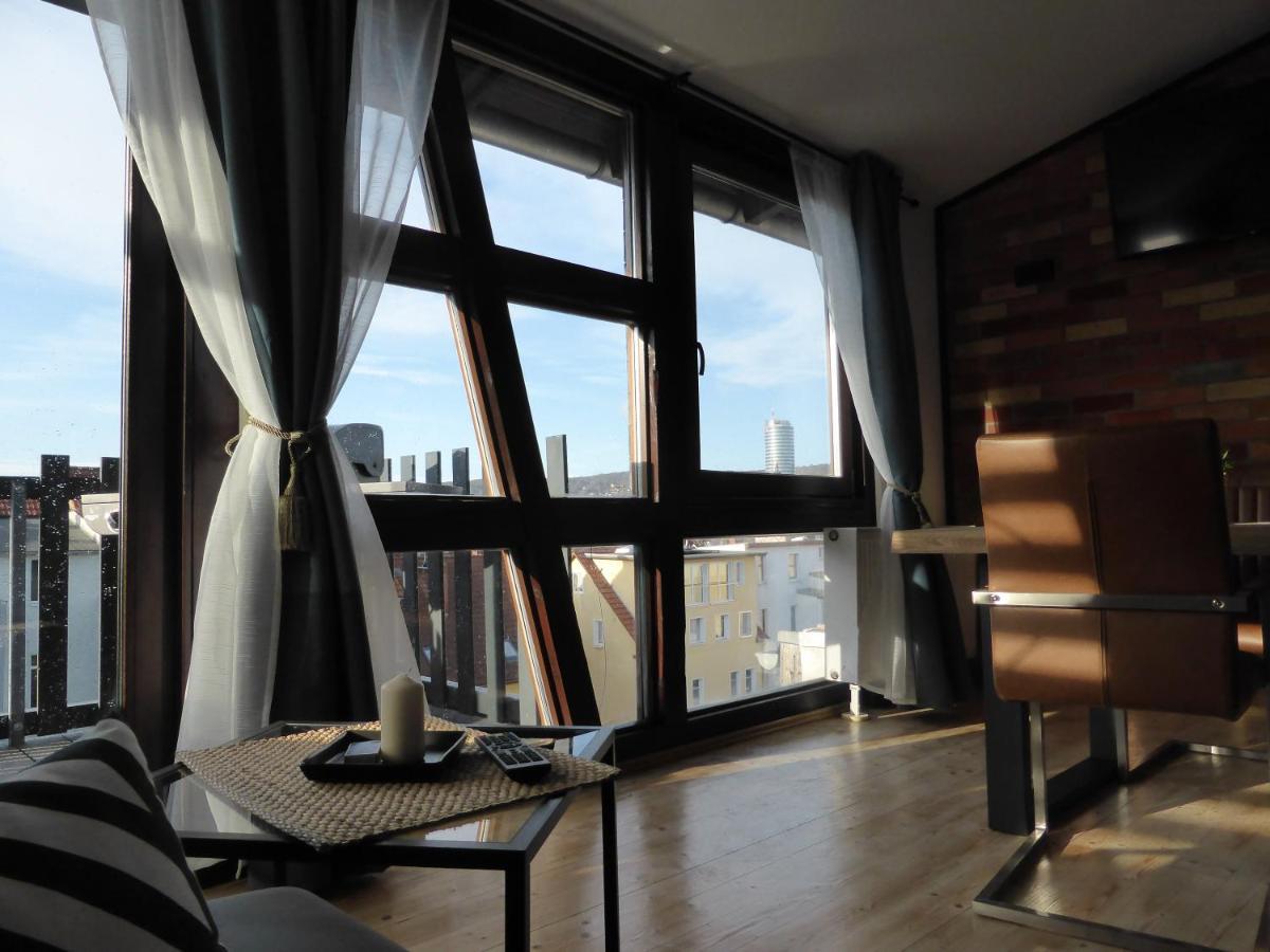 Apartment Skyline Of Jena, Luxurioes, Einzigartig, Free Wifi, Parkplatz, Klimatisiert, Zentral Exteriör bild